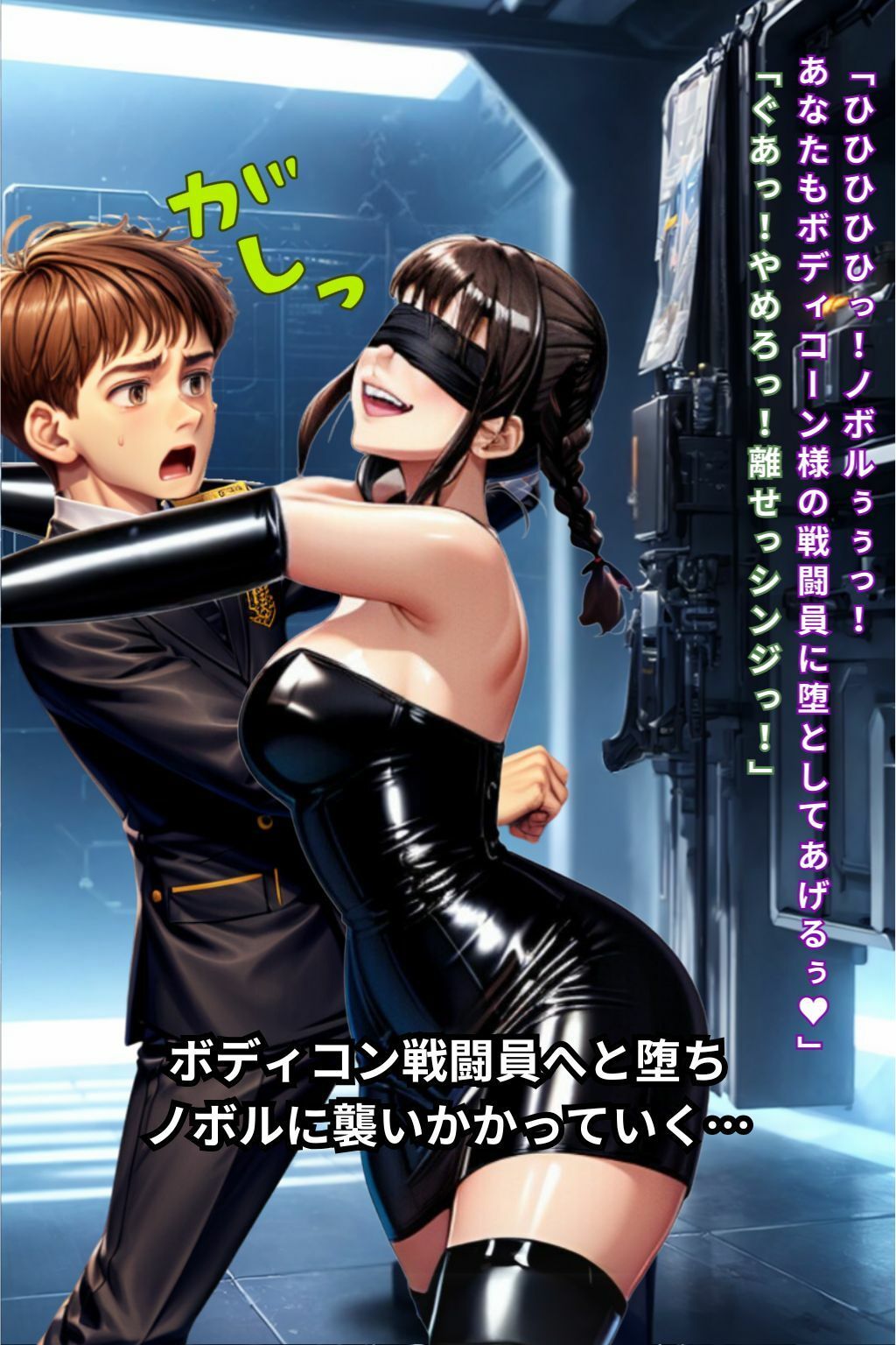 サンプル画像4:ラピスレンジャー 〜ボディコン洗脳の恐怖〜 VOL.3(狂い咲花屋敷) [d_589053]