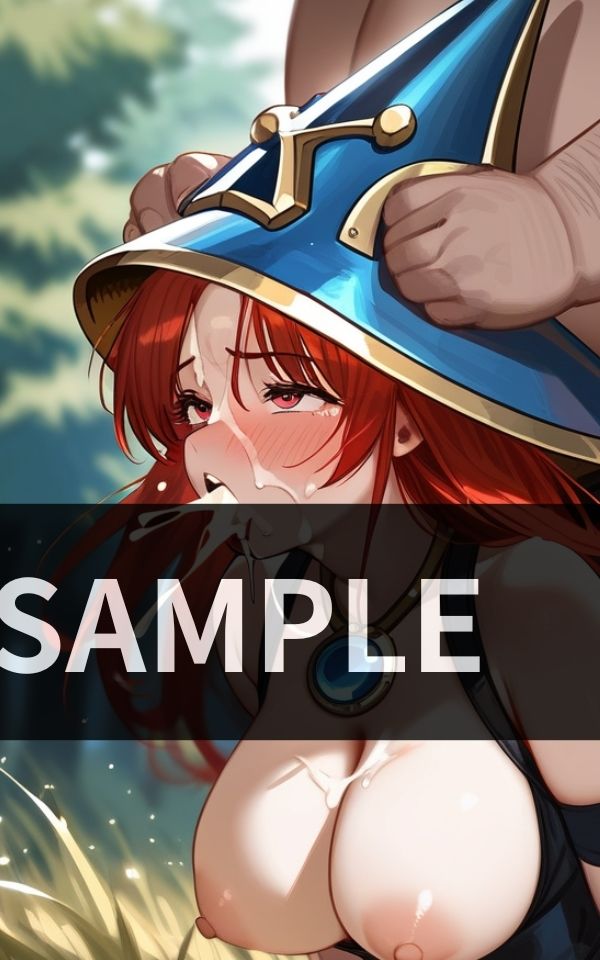 サンプル画像5:最強の装備も魔法も 効かない種族に急襲され 蹂躙された町の光景(蜜蜜工房) [d_589138]