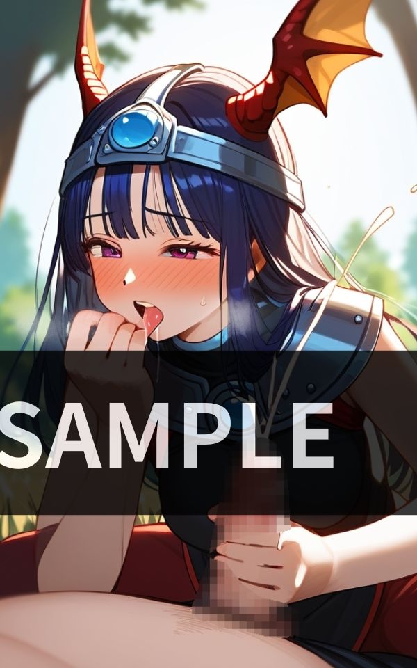 サンプル画像2:戦闘をした後は 気を鎮めるために アレをしてくれます。(夜蝶書房) [d_589143]