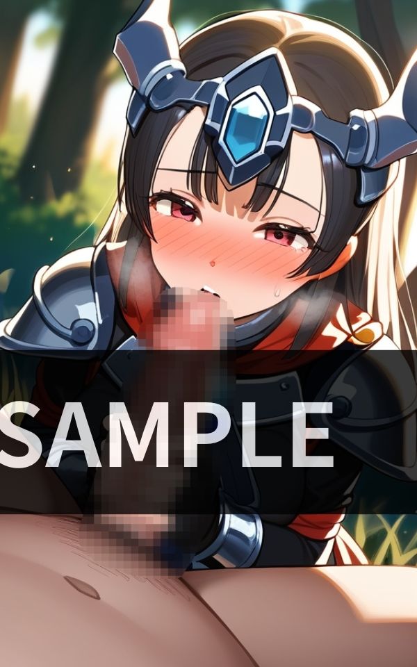 サンプル画像3:戦闘をした後は 気を鎮めるために アレをしてくれます。(夜蝶書房) [d_589143]