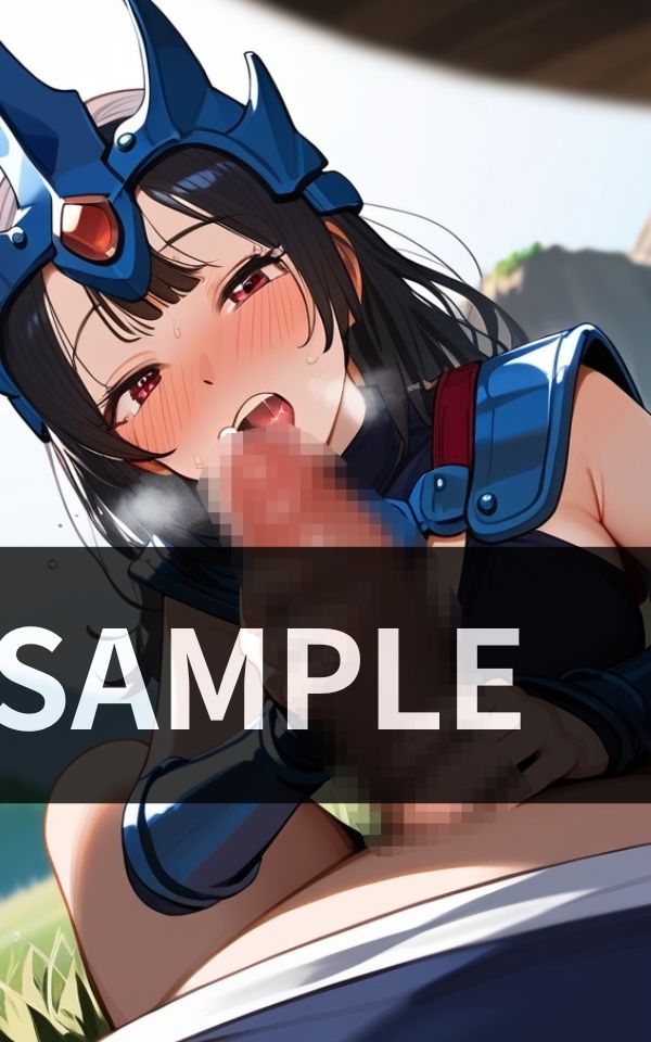 サンプル画像4:戦闘をした後は 気を鎮めるために アレをしてくれます。(夜蝶書房) [d_589143]