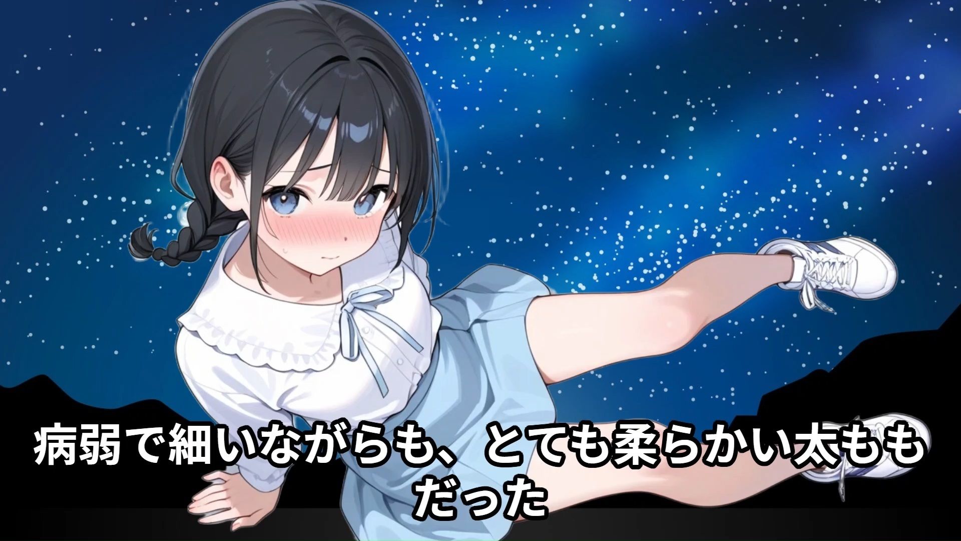 サンプル画像3:【羞恥体験告白】病弱で恋愛に疎い女子学生をプラネタリウムで気持ちよくしてあげて俺のことを好きだと錯覚させてやりたい放題した話（前編）(羞恥体験告白) [d_589156]