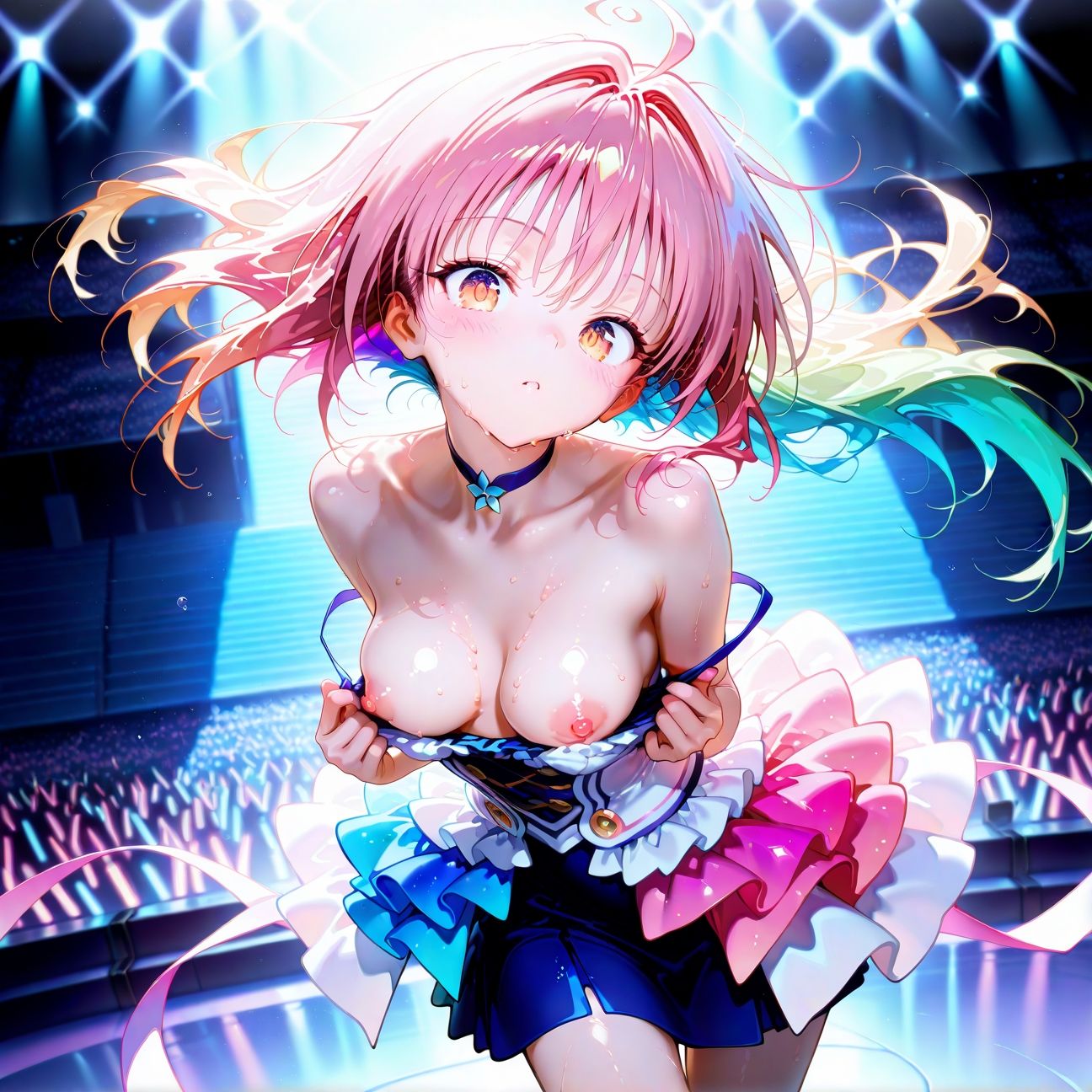 サンプル画像2:【Part1】JKアイドル☆コンサートで公開オナニー♪自慢の竿で持ち帰りエッチ(るるれもん) [d_589162]