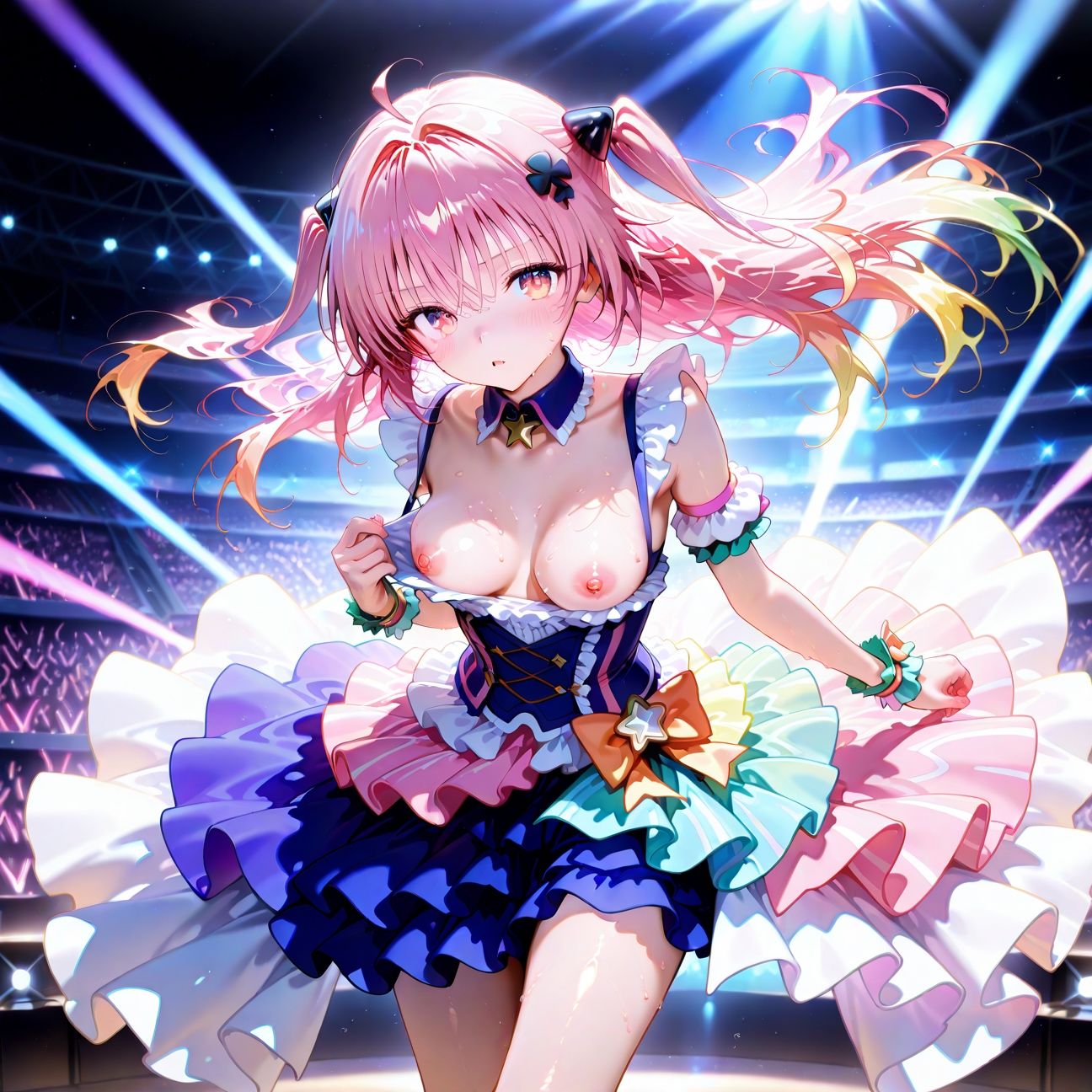 サンプル画像2:【Part2】JKアイドルコンサートで公開オナニー！☆自慢の竿で持ち帰りエッチ(るるれもん) [d_589188]