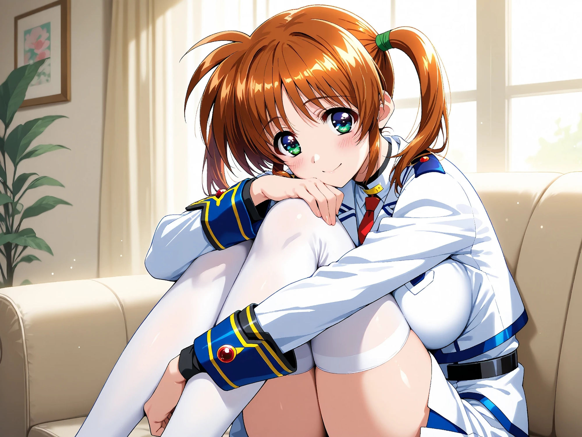 サンプル画像1:【雌イキヒロイン】魔法少女リ●カルなのは  おじさんと禁断の魔力供給  〜バリアジャケットのまま濃厚ザーメン注入〜(画像生成マン) [d_589248]