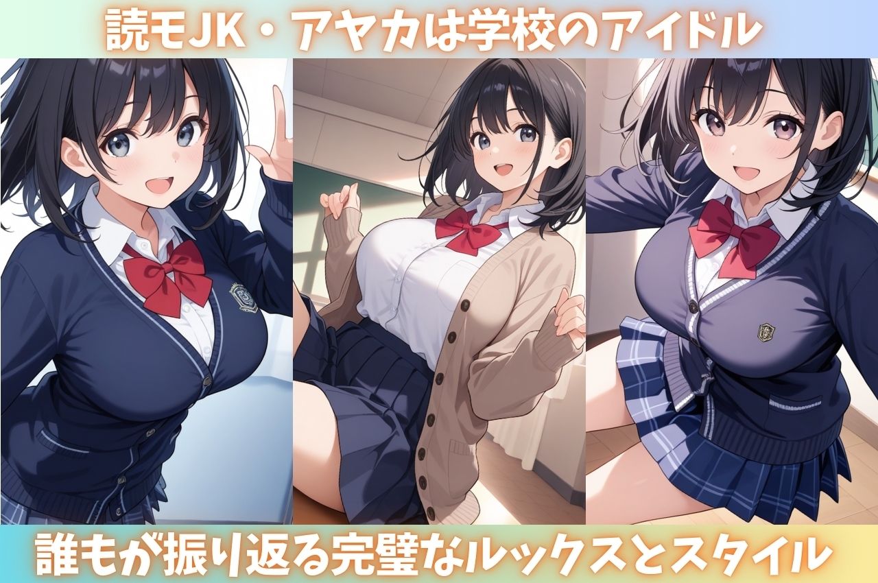 サンプル画像1:スクールカースト最上位の読モ女子●生がたった一度のお漏らしでクラスの肉便器に堕ちるまでの話(AIはむはむアニメ) [d_589327]