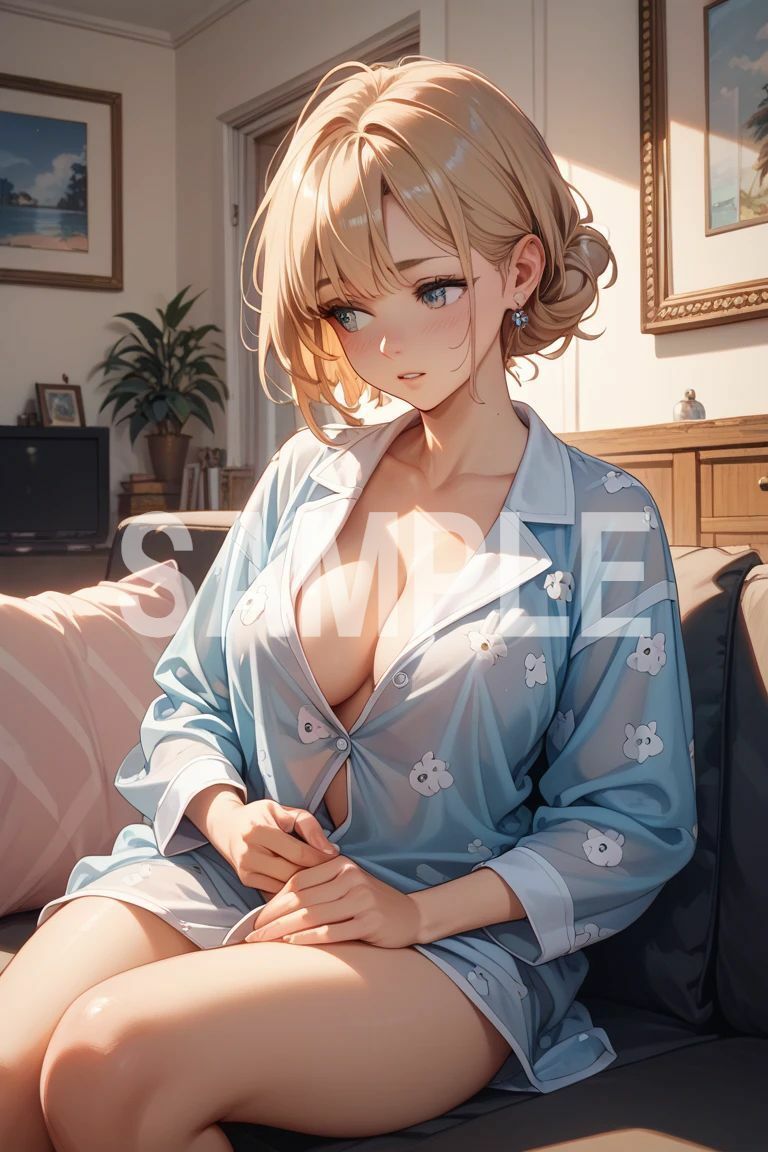 サンプル画像1:出張中の俺を裏切った妻 〜義父と二人きりの夜に…(愛だろAi) [d_589330]