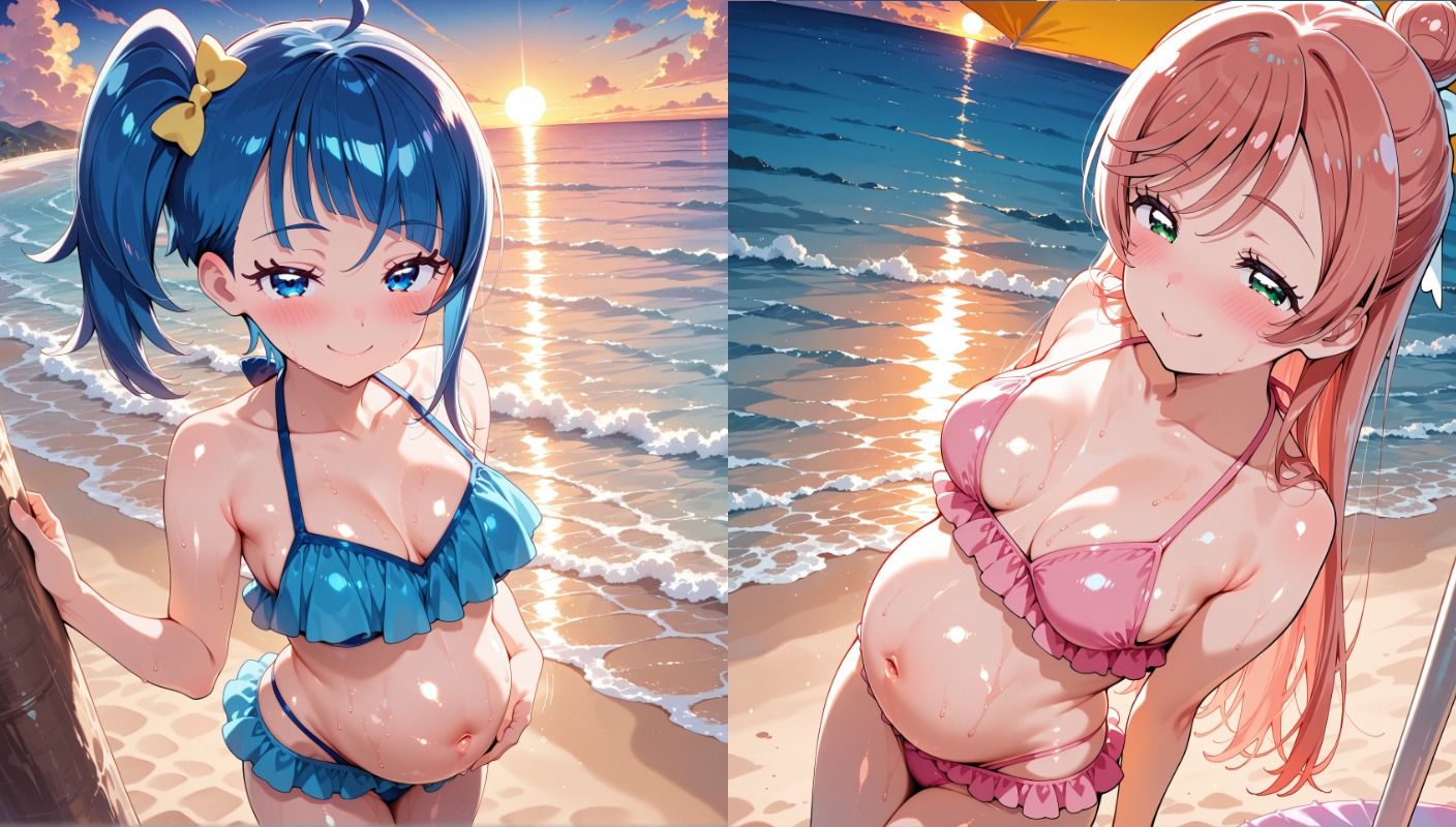 サンプル画像6:ソ〇とま〇ろがビーチでナンパ堕ち孕ませえっち(らんで) [d_589334]