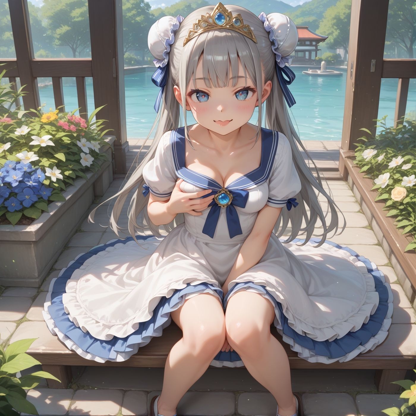 サンプル画像1:学園性活！ハメを外しまくる文化祭【お姫様編の厳選CG200枚収録】(アオとハル) [d_589368]