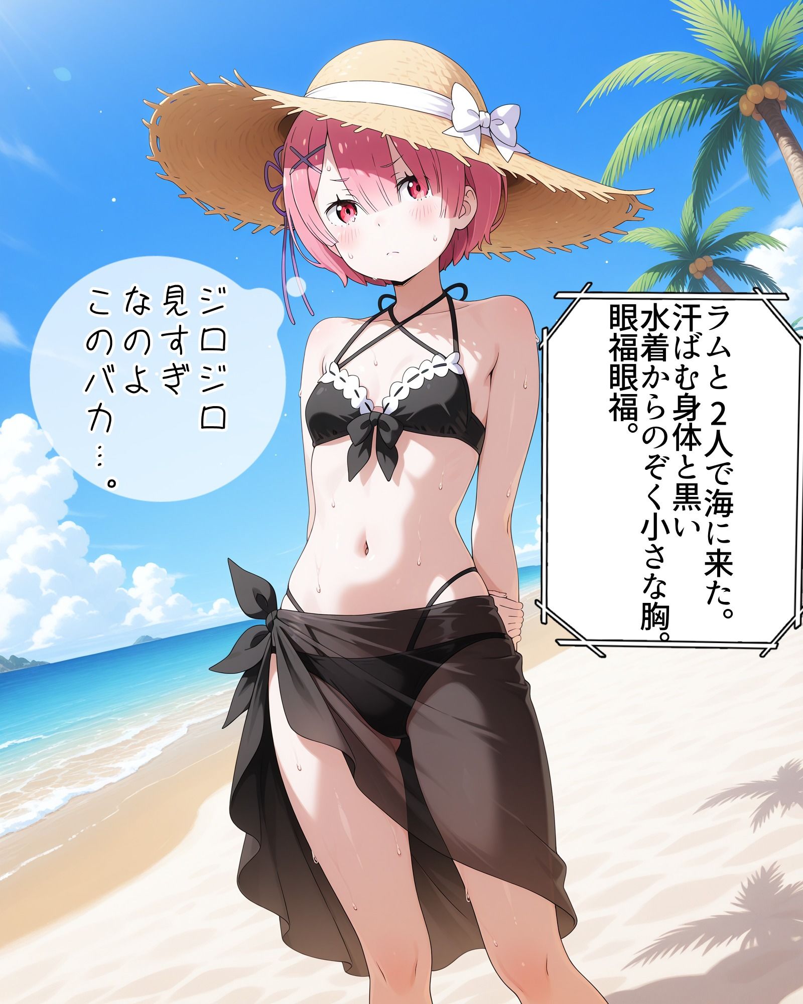 サンプル画像3:【リ〇ロ】異世界転生したし〇ムとHしてたら寝取られた件。(とまとみるく！) [d_589383]