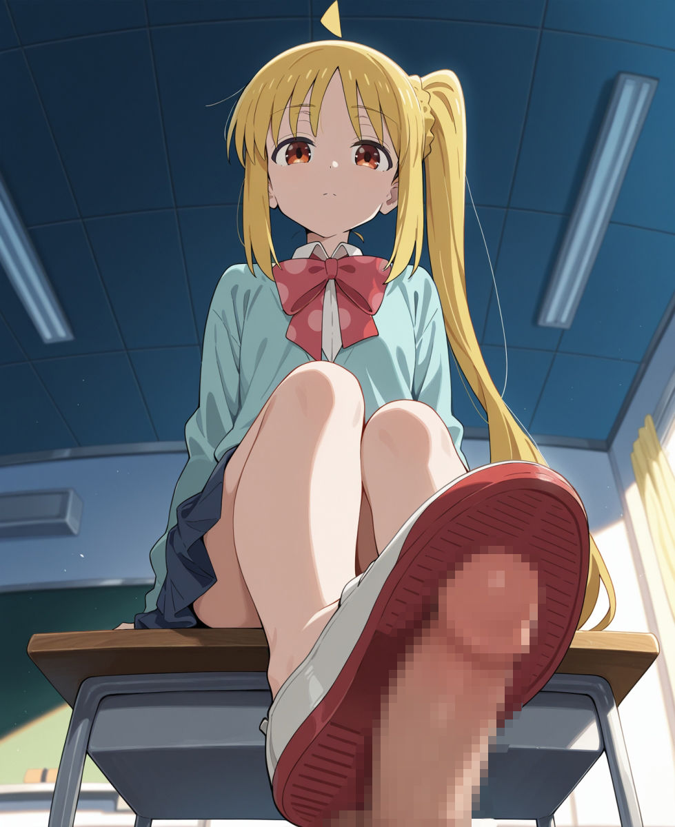 サンプル画像1:ぼ○ち・ざ・ろ○く 足コキ・陵●CG集(どぼぼん工房) [d_589423]