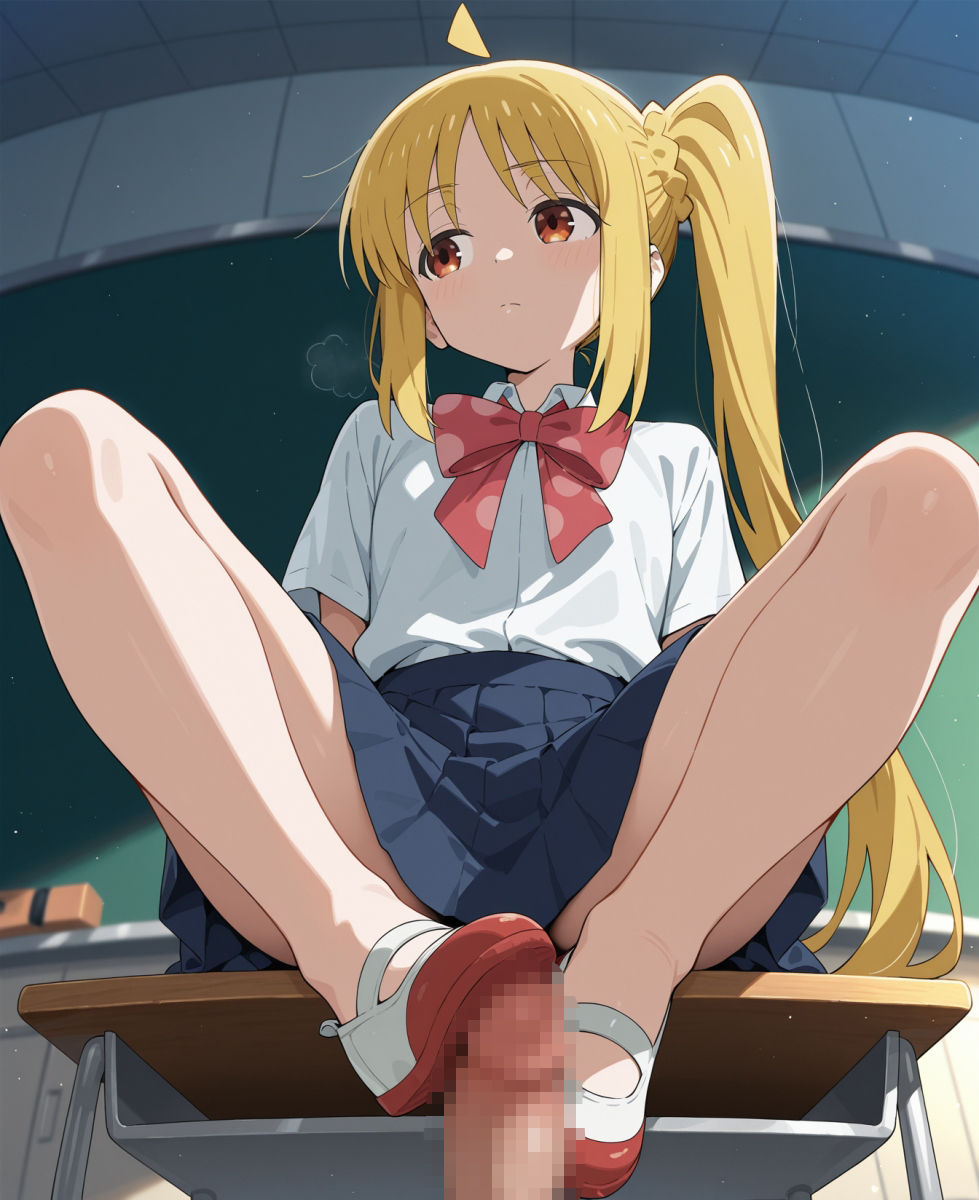 サンプル画像2:ぼ○ち・ざ・ろ○く 足コキ・陵●CG集(どぼぼん工房) [d_589423]