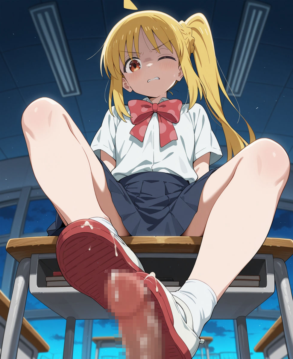 サンプル画像3:ぼ○ち・ざ・ろ○く 足コキ・陵●CG集(どぼぼん工房) [d_589423]