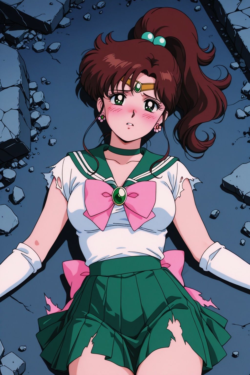 サンプル画像2:敗北ヒロイン 美少女戦士ジュピターの陥落(ファルコンα) [d_589427]