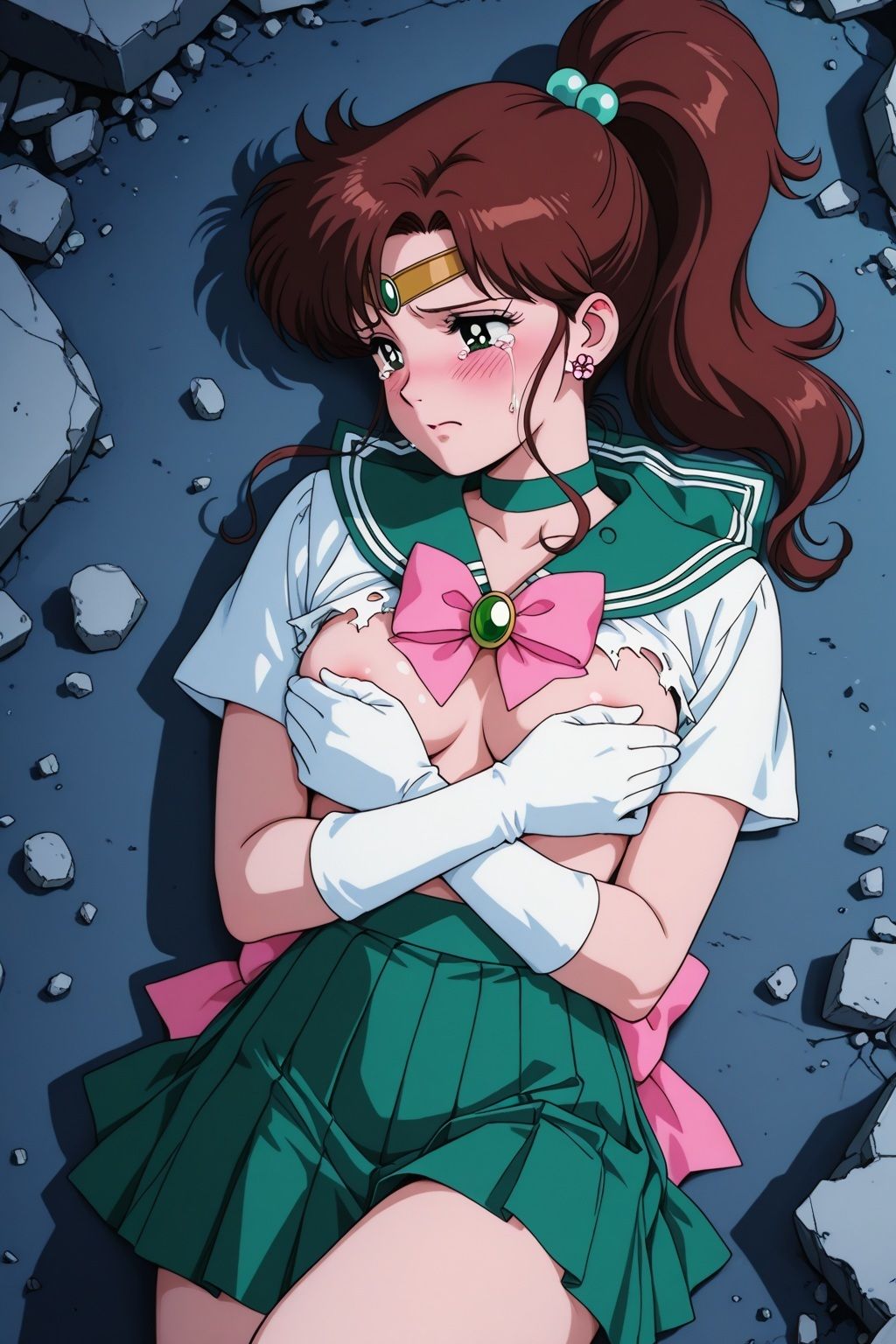 サンプル画像5:敗北ヒロイン 美少女戦士ジュピターの陥落(ファルコンα) [d_589427]