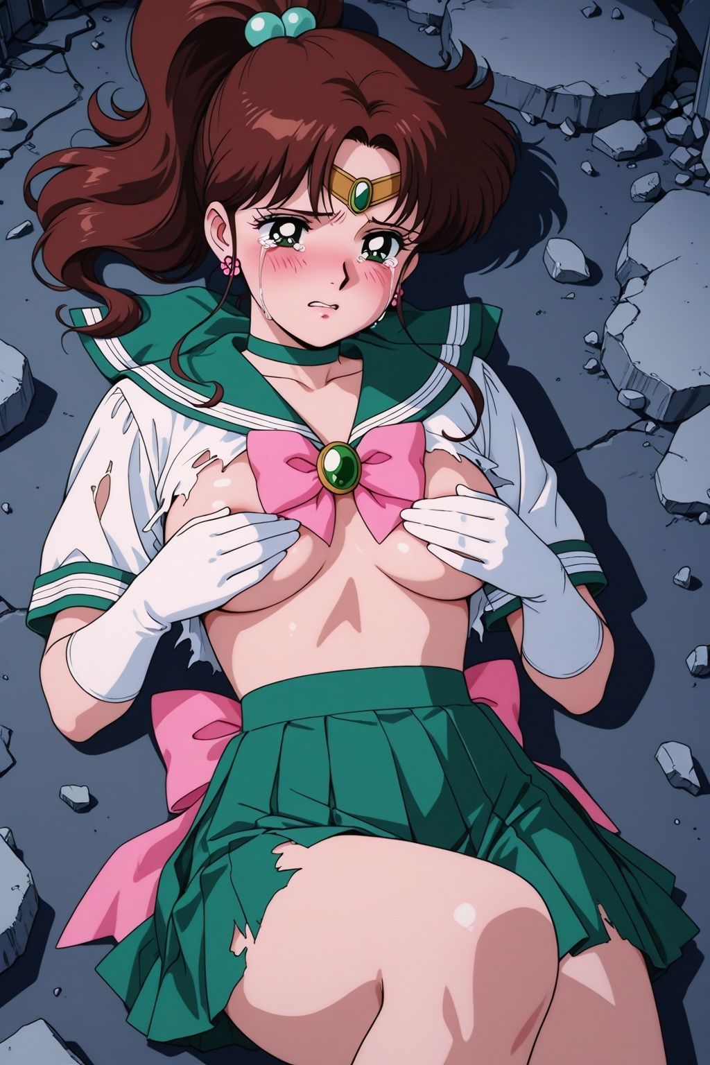 サンプル画像6:敗北ヒロイン 美少女戦士ジュピターの陥落(ファルコンα) [d_589427]