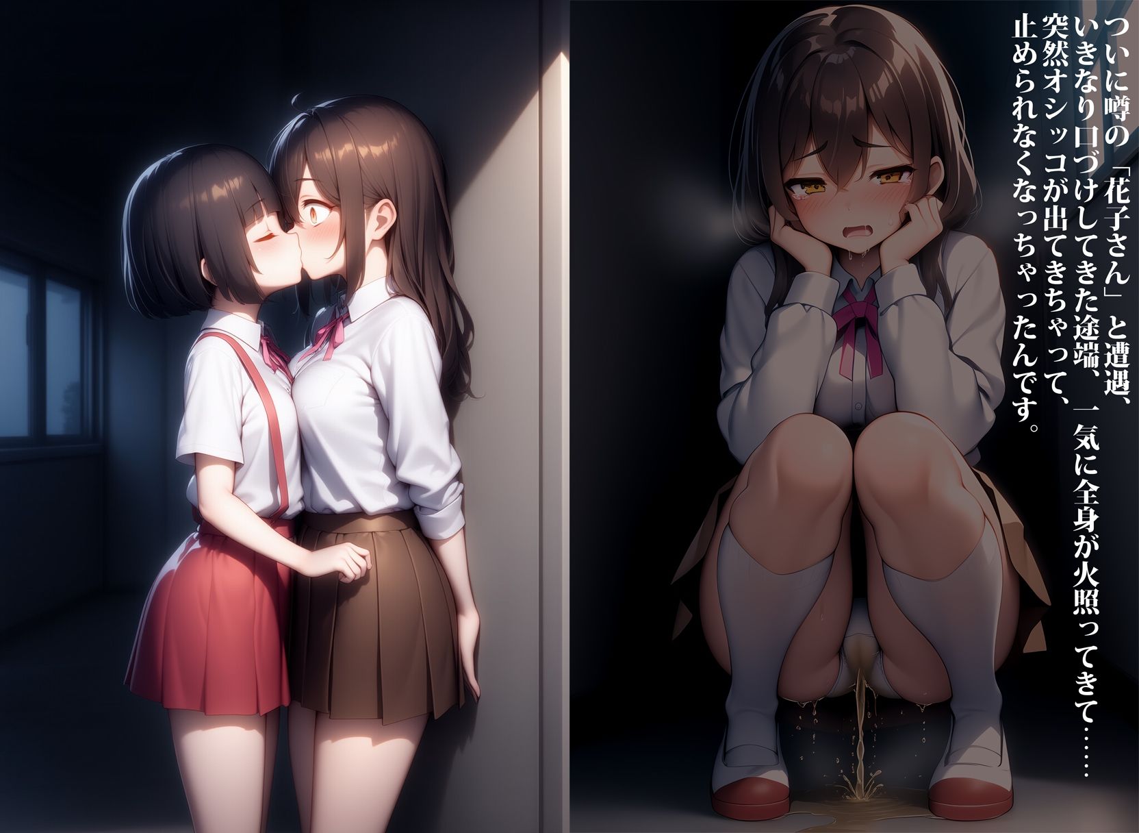 サンプル画像1:怪談！お漏らし女子(性癖ユガ芽) [d_589447]