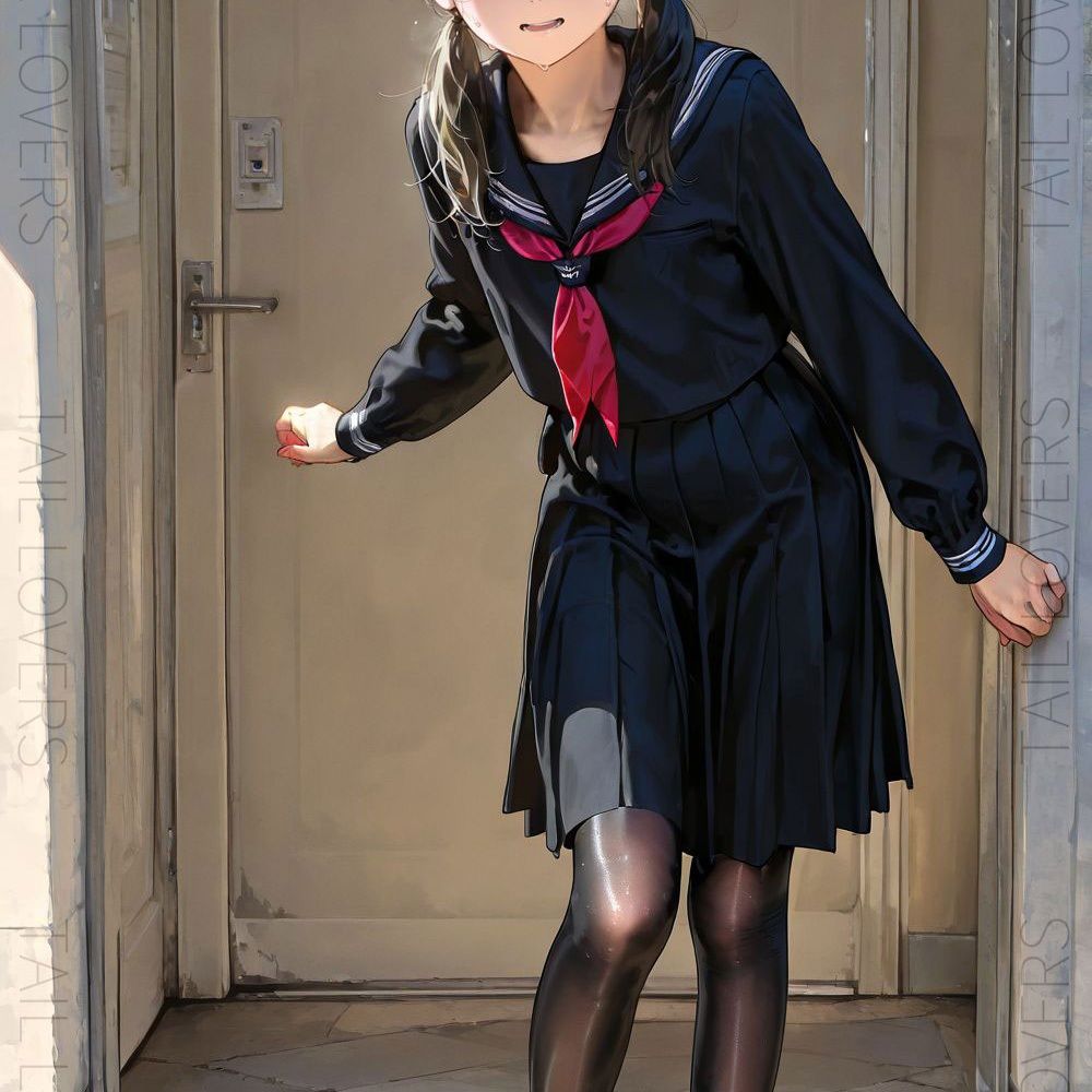 サンプル画像2:超光沢の黒タイツ女子【442枚＋44秒moive】(TAIL LOVERS) [d_589625]