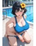 ふたなりお母さんがモデルになってくれるグラビアCG集