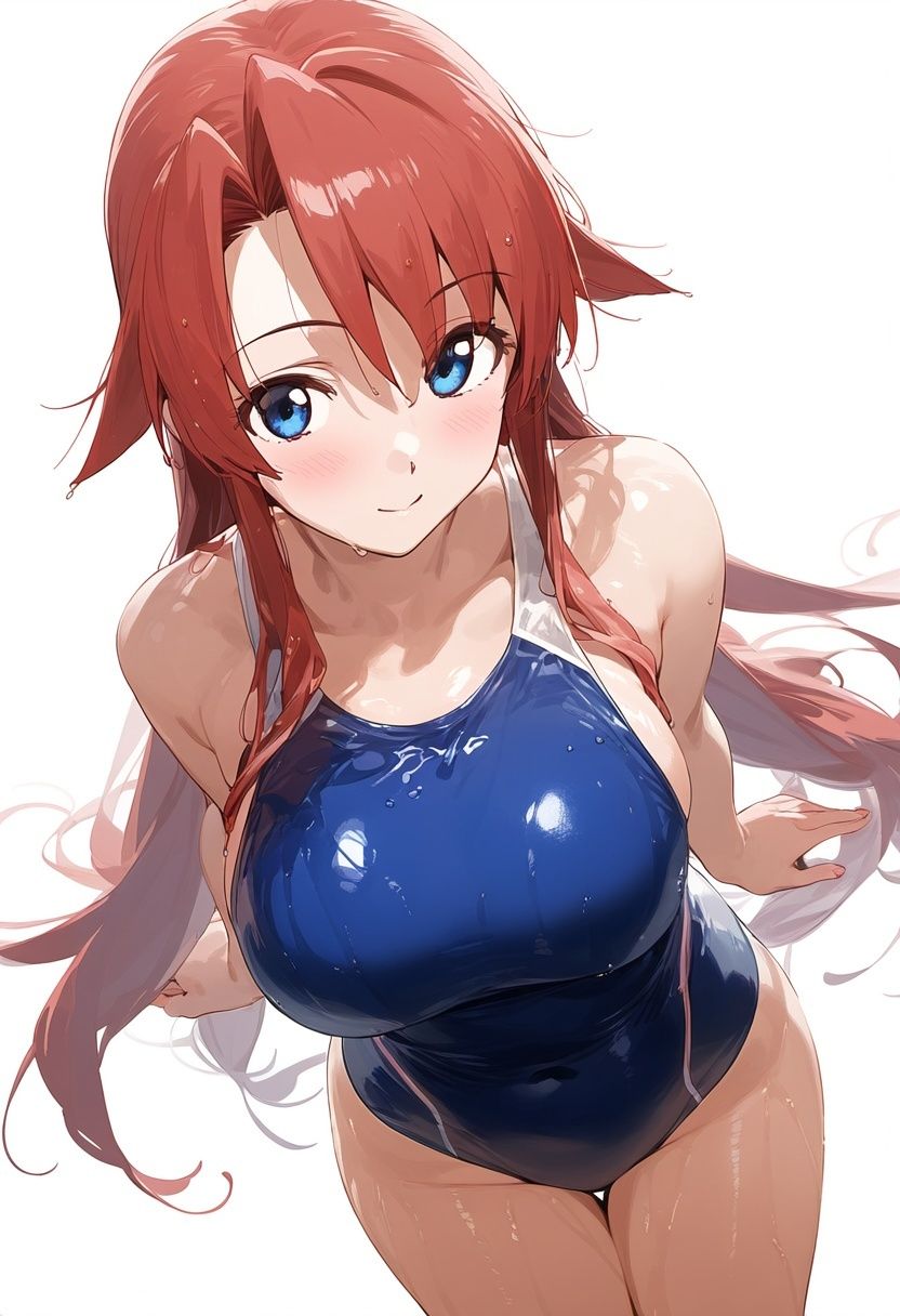 アティ先生の競泳水着姿をただ眺めるだけの高解像度イラスト集 画像1