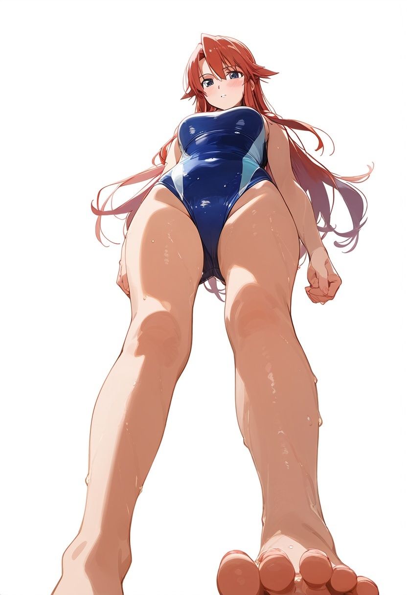 アティ先生の競泳水着姿をただ眺めるだけの高解像度イラスト集 画像2