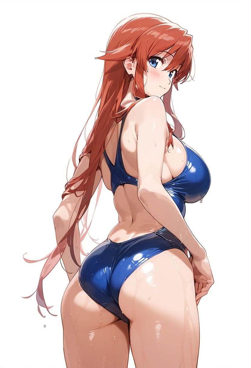 サンプル画像5:アティ先生の競泳水着姿をただ眺めるだけの高解像度イラスト集(ぱーぷるびーとすたじお) [d_589710]