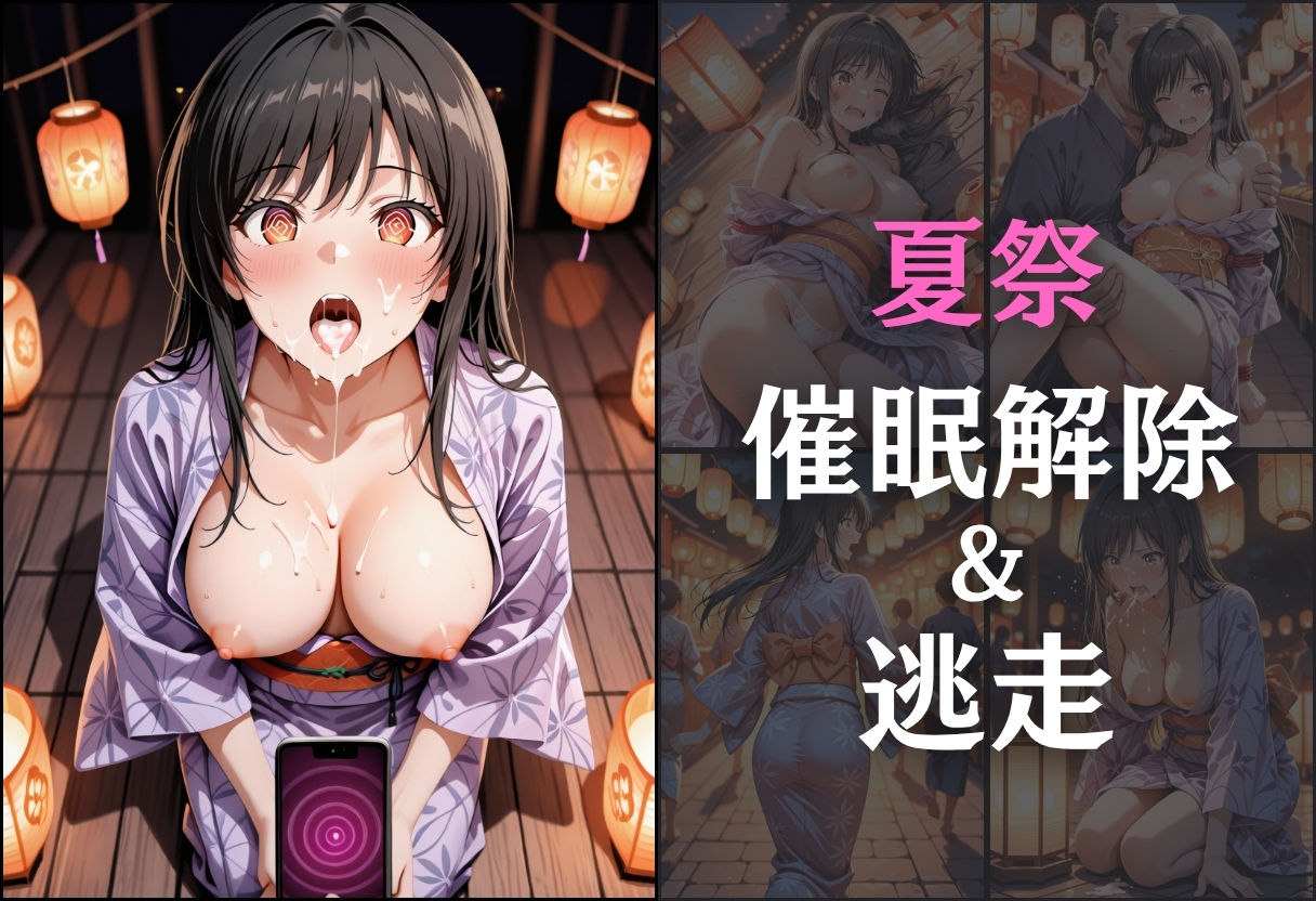 サンプル画像6:浴衣女子に催●  中出し祭り〜古手川唯〜(オンナの館) [d_589753]