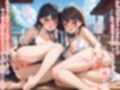 【セリフ入有:4K×500枚】性処理学園〜修学旅行・ビーチ編〜