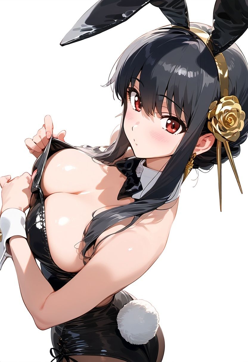 サンプル画像1:ヨルさんのバニー姿をぺろぺろ眺め倒す高解像度イラスト集(ぱーぷるびーとすたじお) [d_589865]