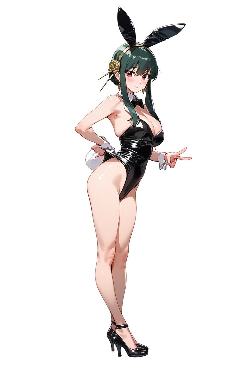 サンプル画像2:ヨルさんのバニー姿をぺろぺろ眺め倒す高解像度イラスト集(ぱーぷるびーとすたじお) [d_589865]