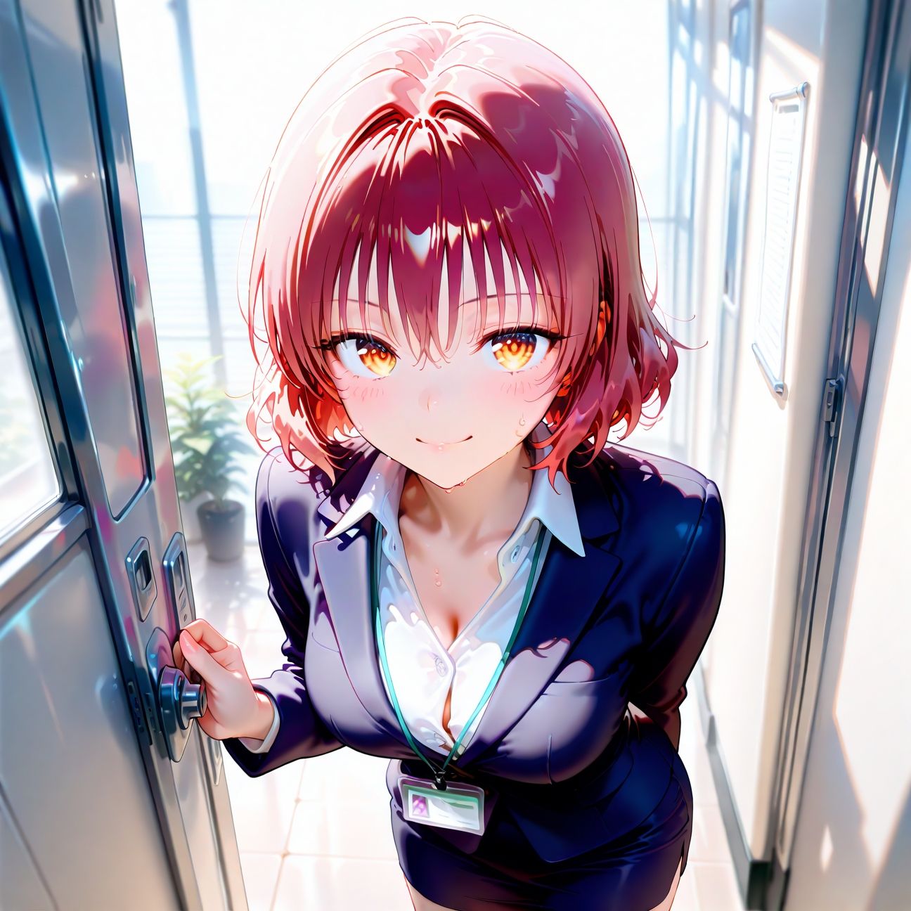 サンプル画像1:【Part2】オフィスで愛液だらだら仕事中☆新入社員はエリートビッチ！(るるれもん) [d_589874]