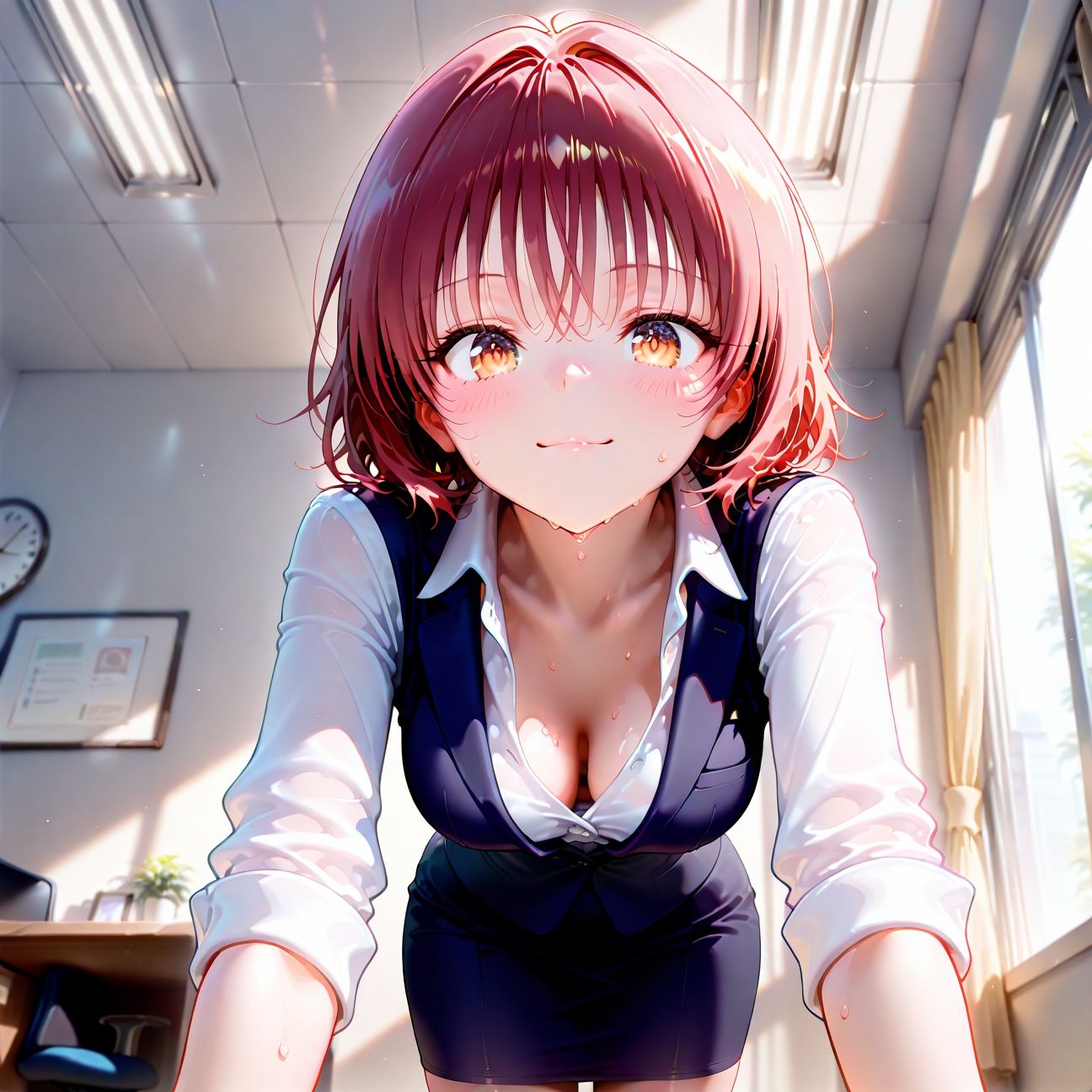 サンプル画像1:【Part4】オフィスで愛液だらだら仕事中☆新入社員はエリートビッチ！(るるれもん) [d_589878]