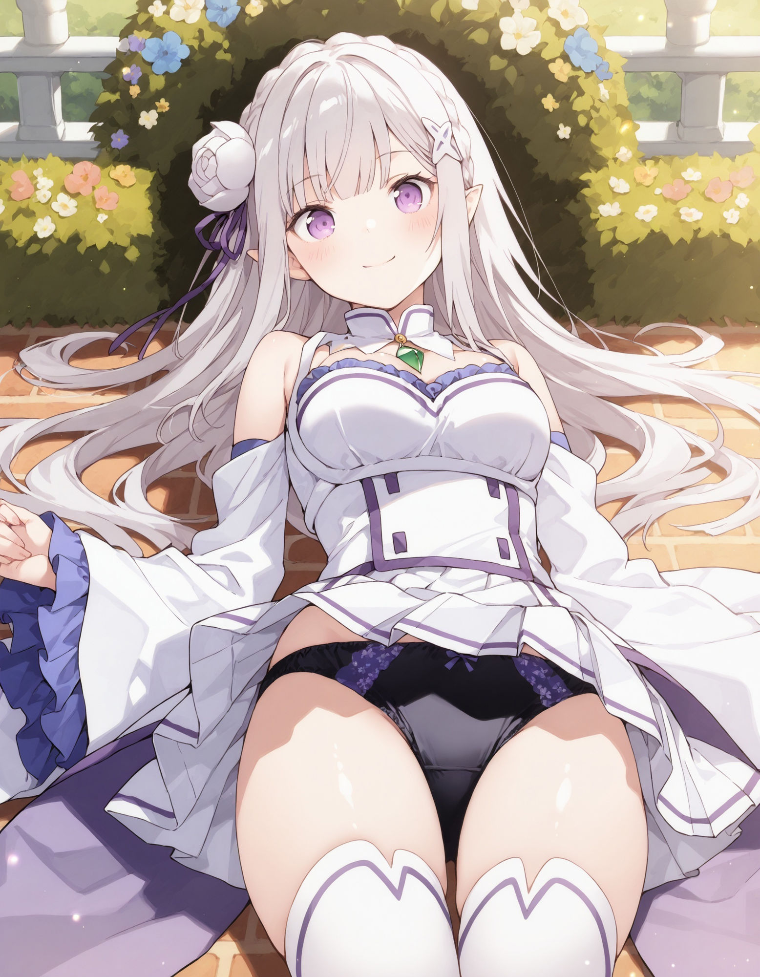エミ〇アのパンチラ 画像3