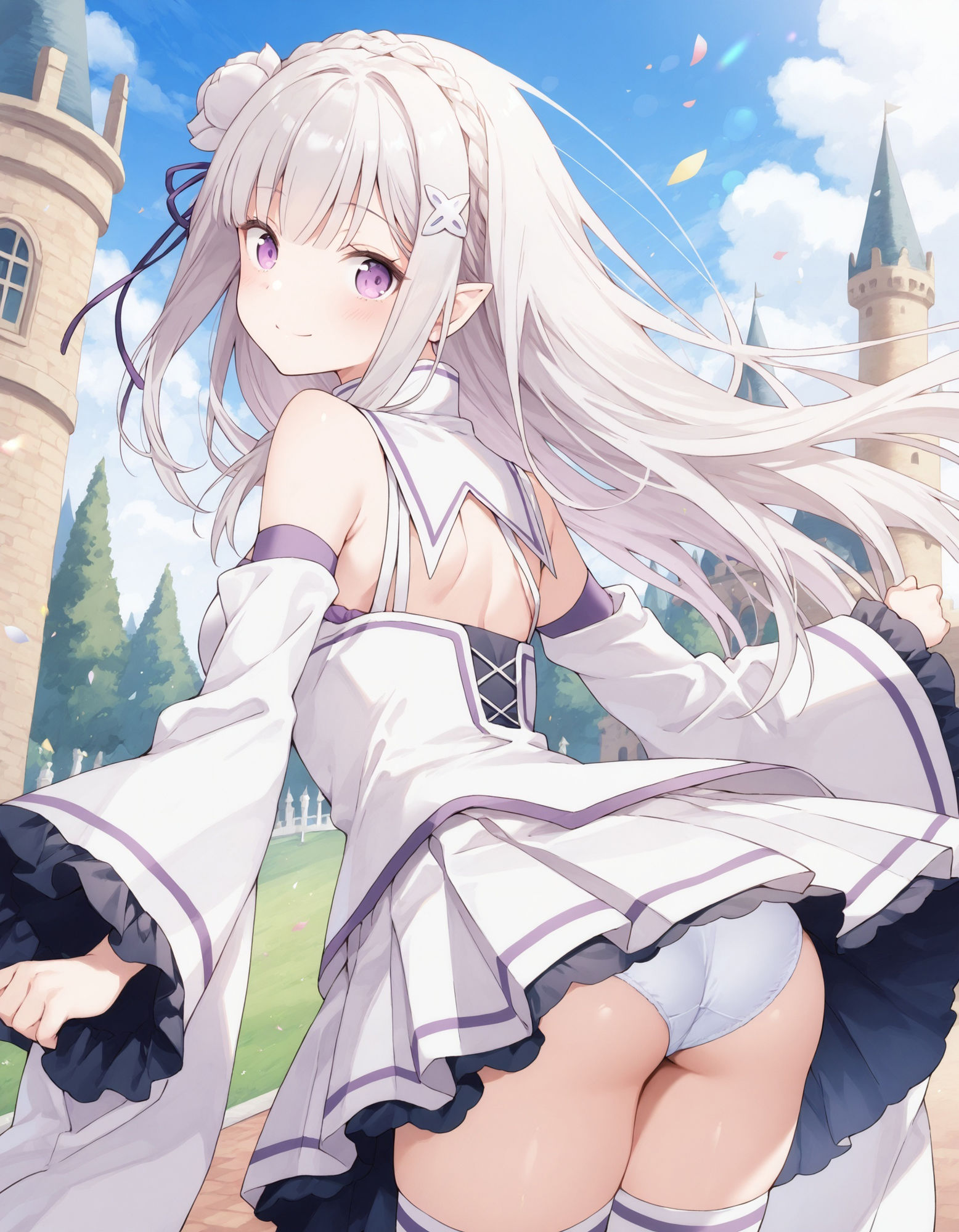 エミ〇アのパンチラ 画像6