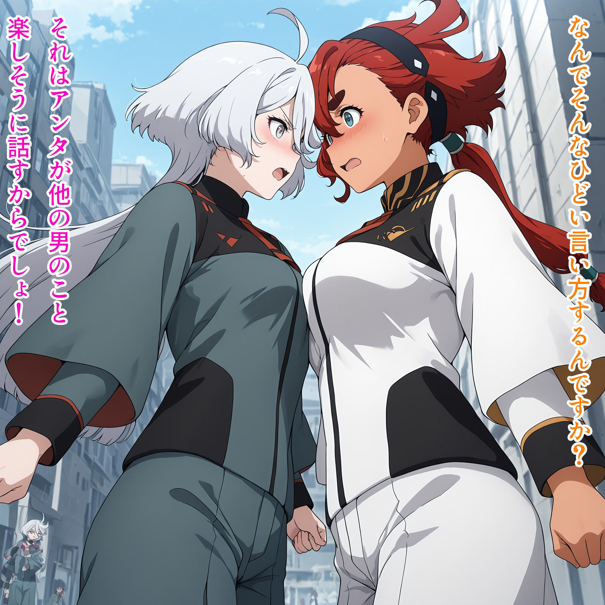 サンプル画像1:【ガンダム】スレ×ミオ  ラブラブ（ハート）えっち【水星の魔女】(カエルの尻尾切り) [d_590056]