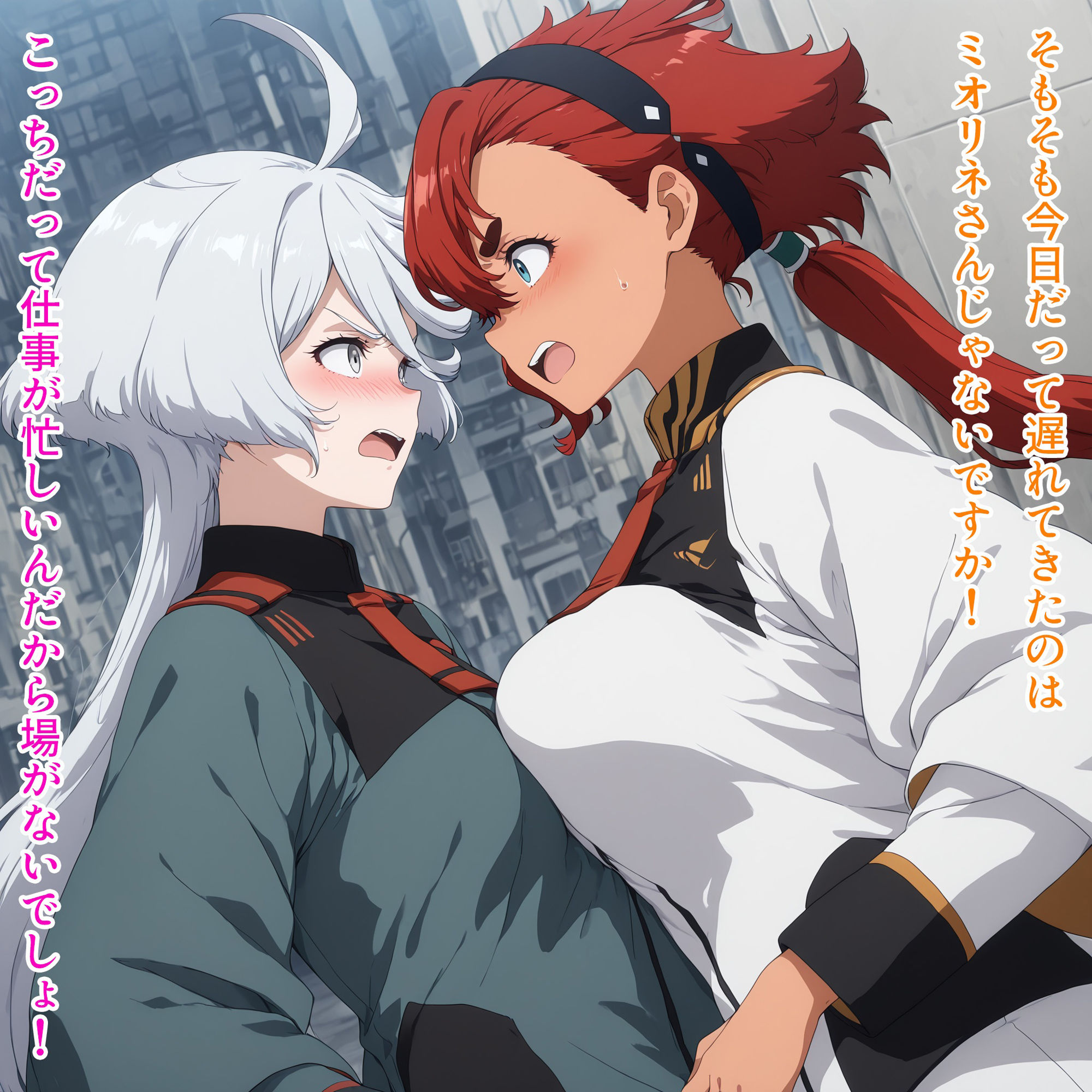 サンプル画像2:【ガンダム】スレ×ミオ  ラブラブ（ハート）えっち【水星の魔女】(カエルの尻尾切り) [d_590056]