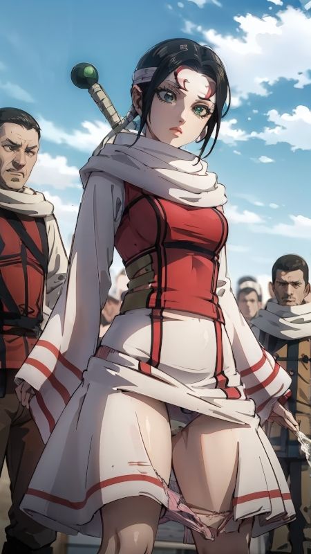 サンプル画像3:「羌〇」戦場の静寂──禁断のおしっこシーン100枚セット【R18版】(美伝プロジェクト) [d_590106]