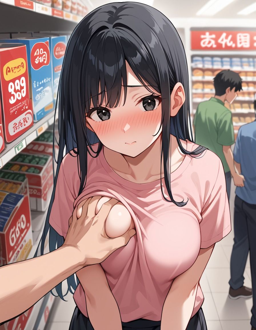 ハ？イト先輩はヤリマン 店長にハ？レないように誘惑してくる先輩 画像1