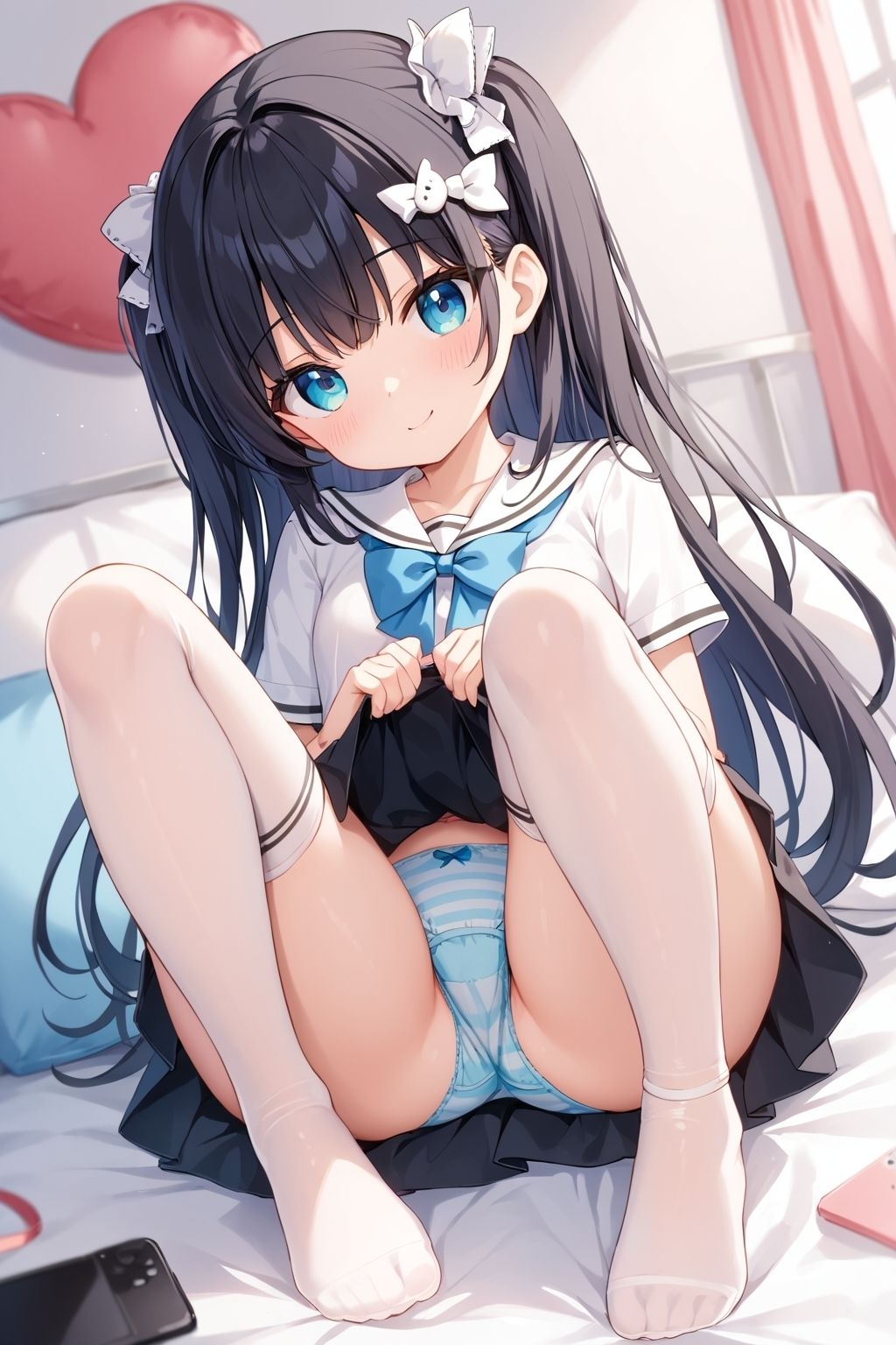 〇リJKの着衣パンチラ 女子校生 エロ画像11