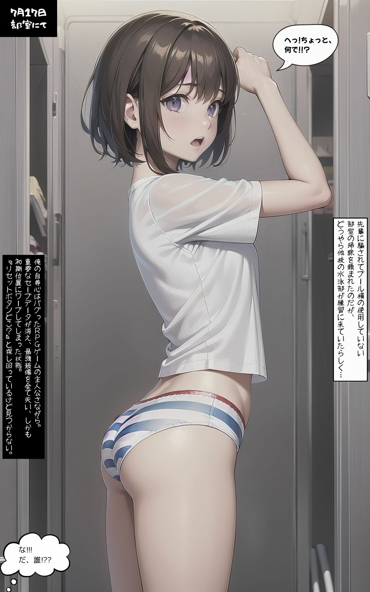 サンプル画像5:日常パンチラ絵日記 VOL.2(零式AIラボ) [d_590279]