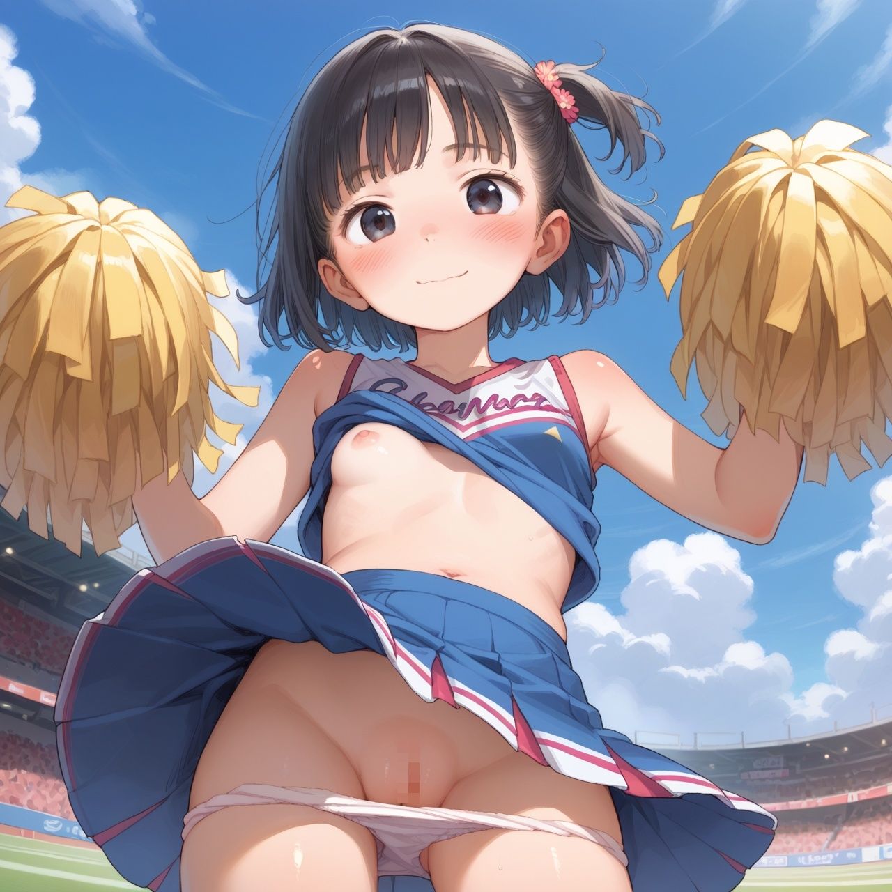 つるぺたチアガール 従順なご奉仕【性処理性活 高画質500P】 画像1