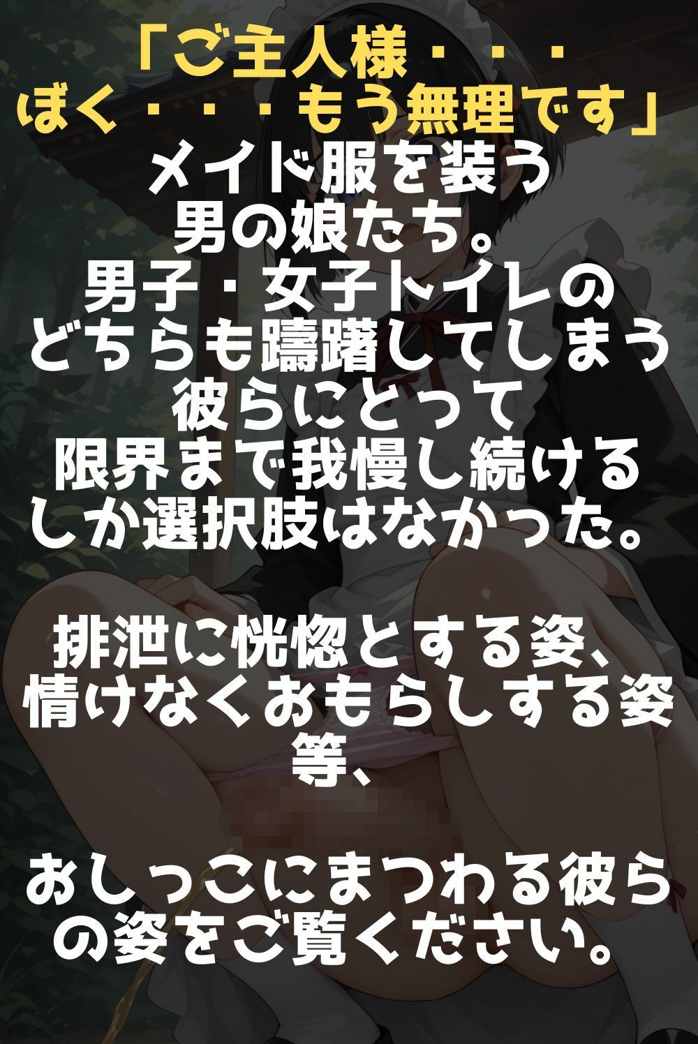 男の娘メイドのおしっこメモリー 画像1