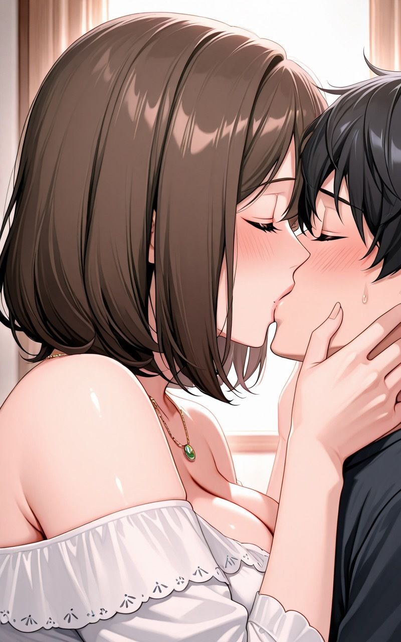 隣の妻の誘惑 〜ノーブラ乳首〜 画像1