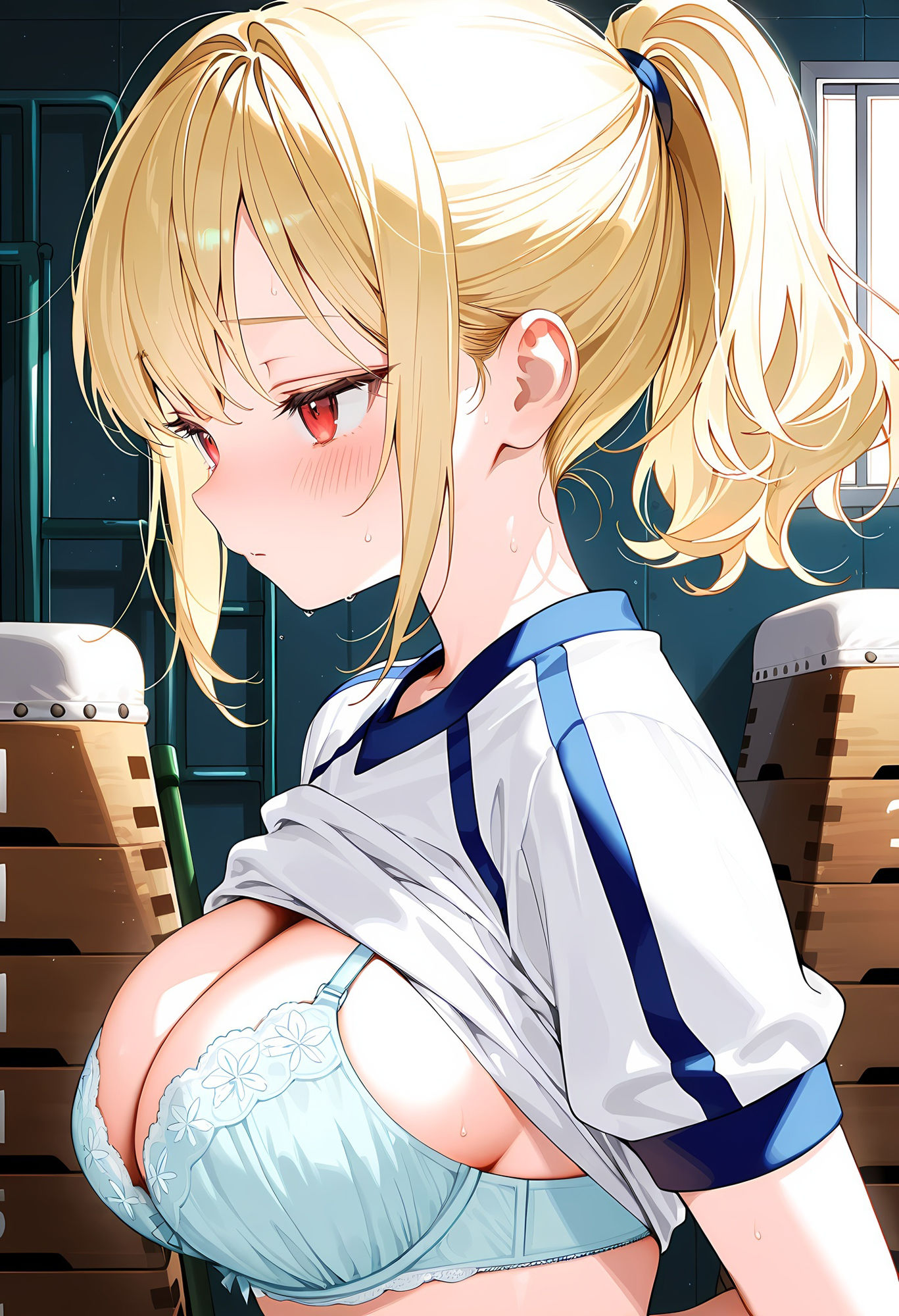 体操服でらぶらぶえっち 画像1