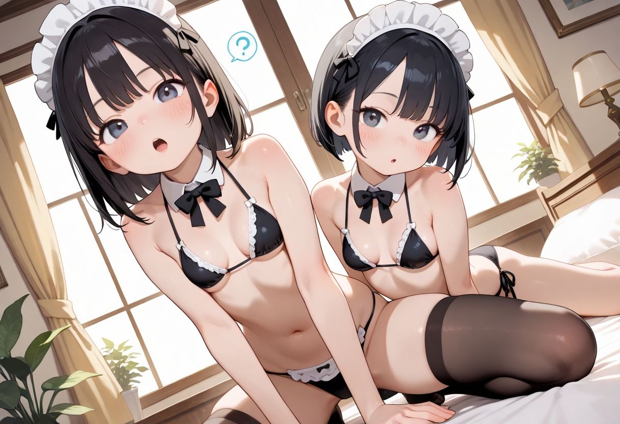 サンプル画像2:僕専用性処理ちっぱいロリメイド！(らんらんすずらん) [d_590510]