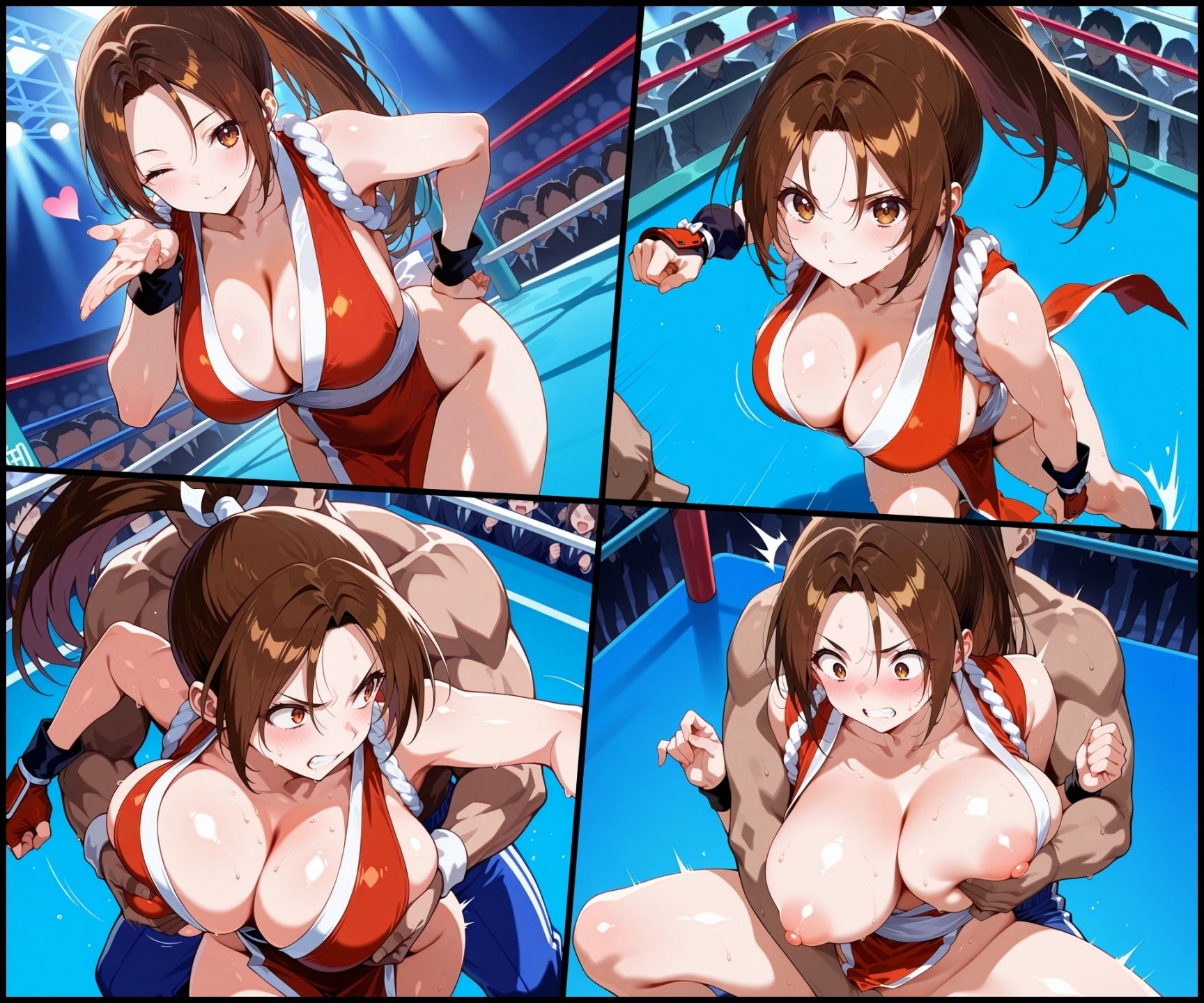 サンプル画像2:地下格闘技大会 不〇火舞編(ぺんてるぼーにあ) [d_590528]