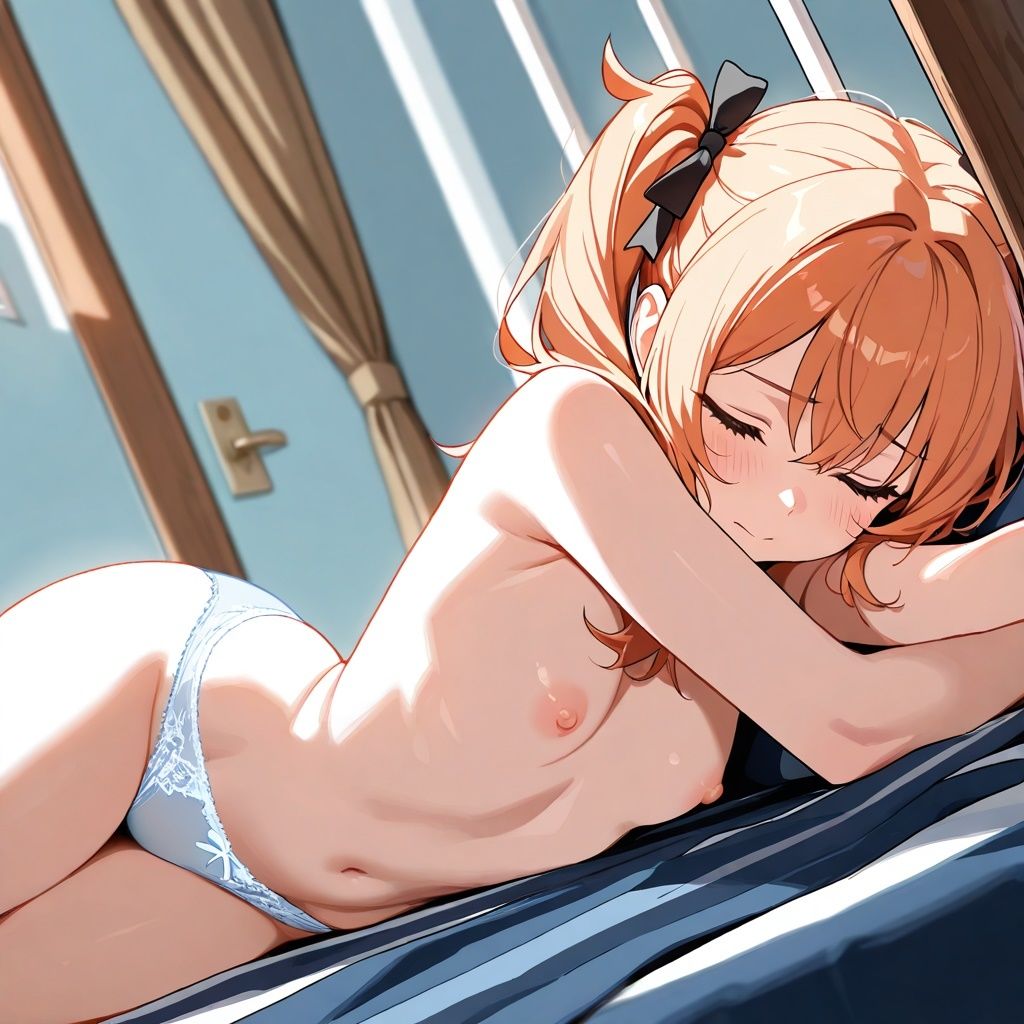 お昼寝JK脱衣いたずらチャレンジ 画像6