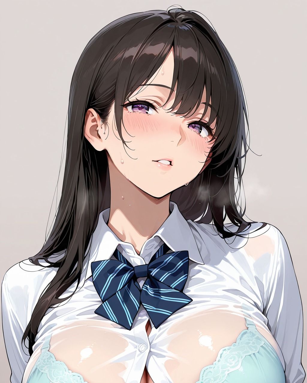 サンプル画像1:クラスの性処理係  黒髪清楚女子校生編(パパイヤ) [d_590595]