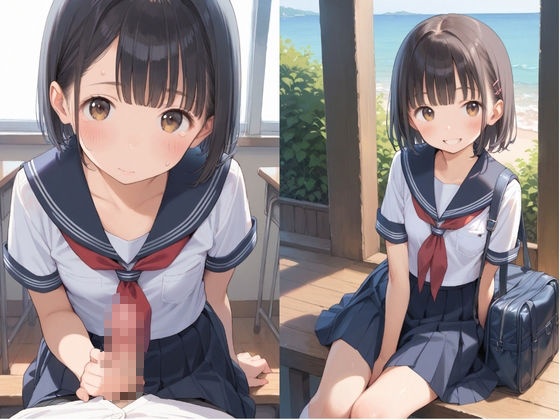 サンプル画像1:ちっぱい女子校生を堪能しよう！(ぺろぺろスイート) [d_590620]