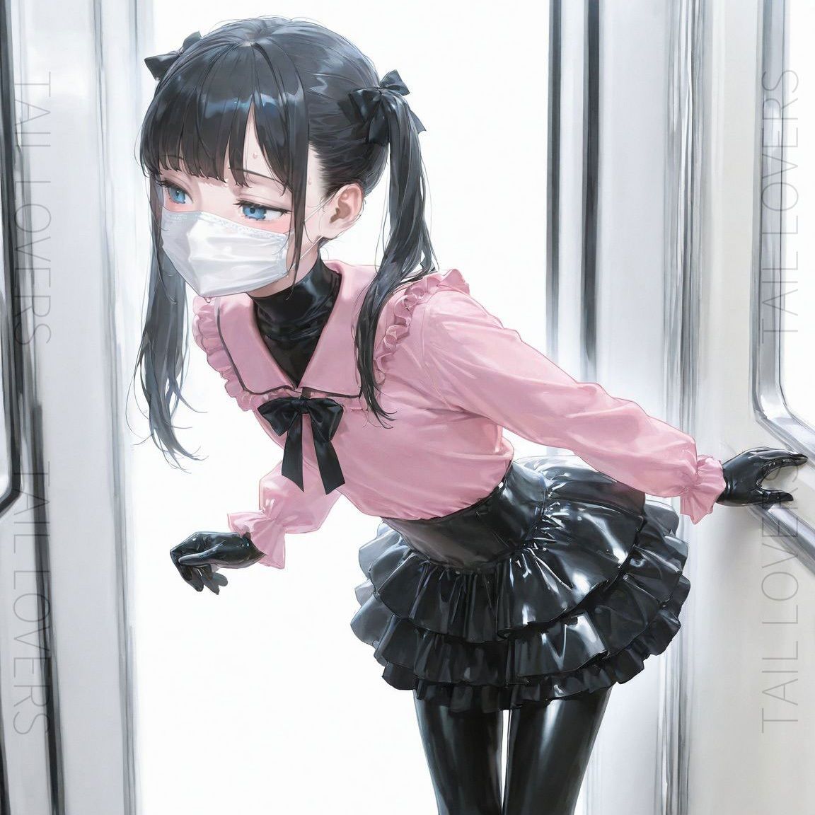 サンプル画像1:地雷系ラバー女子と口枷デート【249枚＋38秒movie】(TAIL LOVERS) [d_590635]